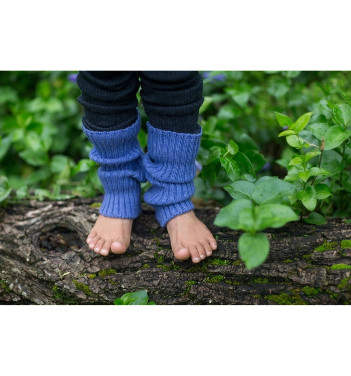 Wełniane ocieplacze na nóżki - NUI ORGANICS - toffi