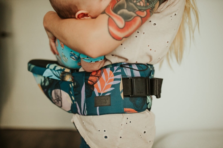 Mommy's Monkey nosidło biodrowe cosy leaf