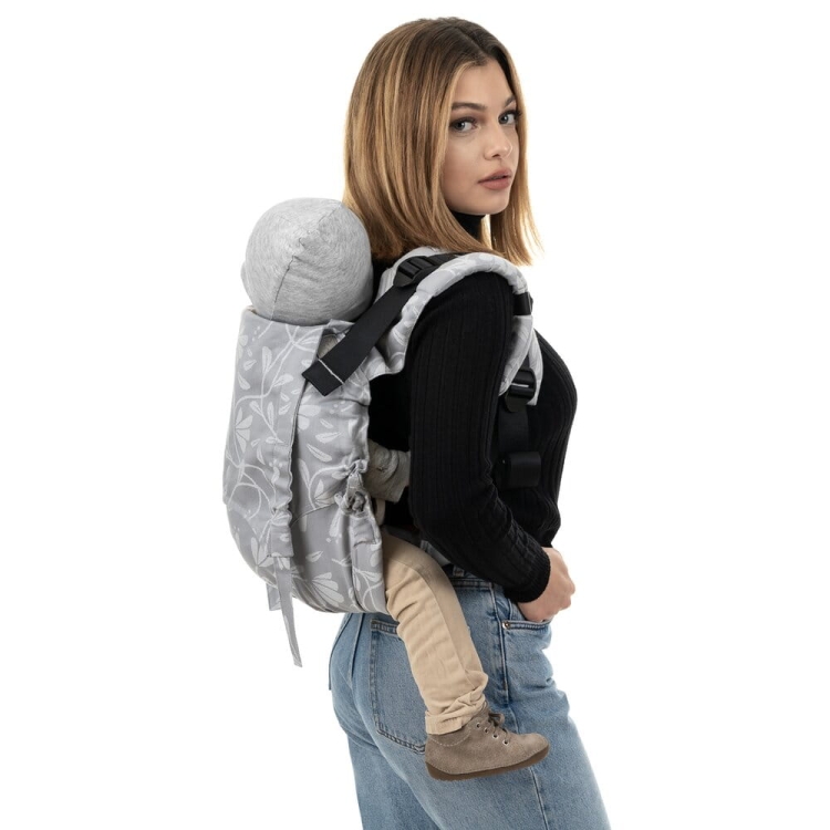 Nosidło bez pasa biodrowego Fidella Onbuhimo V2 Flora Touch lunar grey