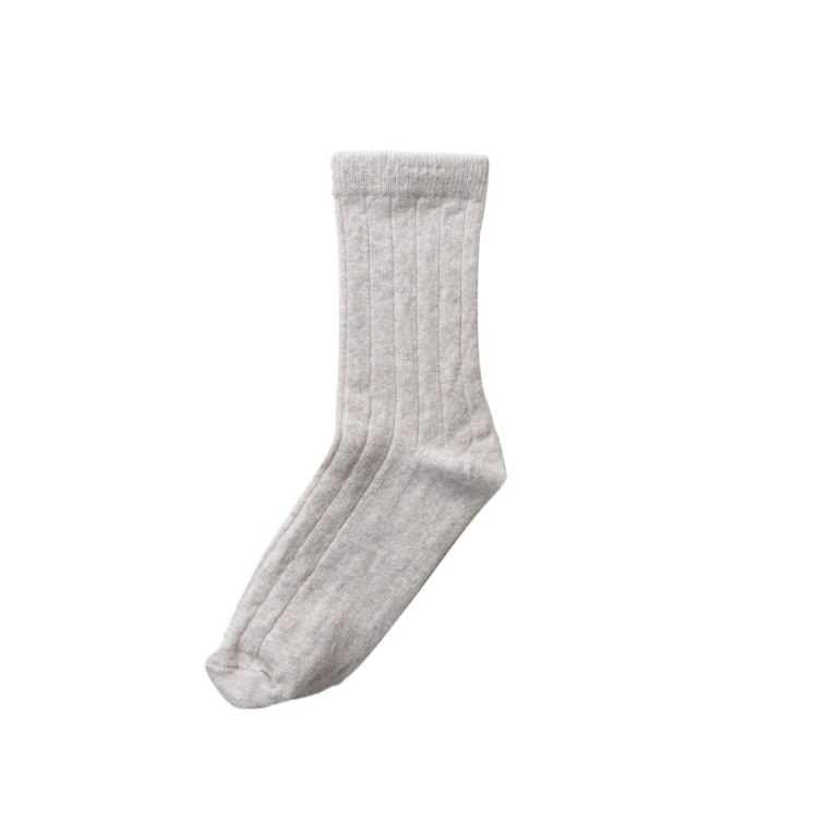 Wełniane skarpety dziecięce - NUI ORGANICS- 2-3 lata sand