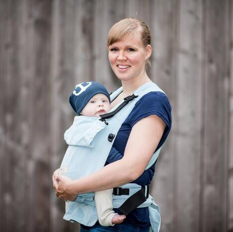 Storchenwiege BabyCarrier Aqua - nosidło hybrydowe regulowane