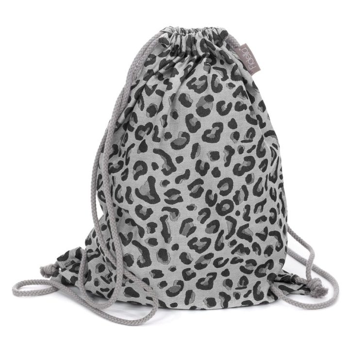 Fidella leopard silver - worek plecak