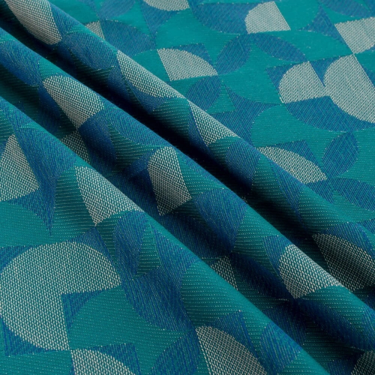 Fidella kaleidoscope ocean teal (2m) - chusta kółkowa