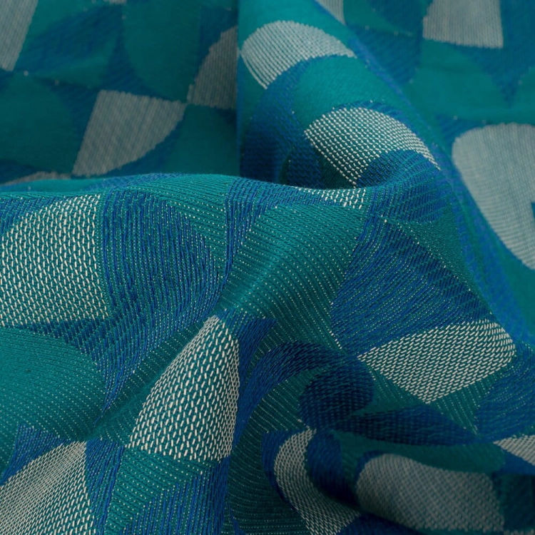 Fidella kaleidoscope ocean teal (2m) - chusta kółkowa