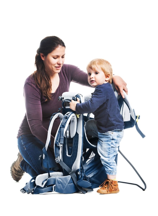 WYPOŻYCZALNIA Nosidło turystyczne Deuter Kid Comfort Active midnight