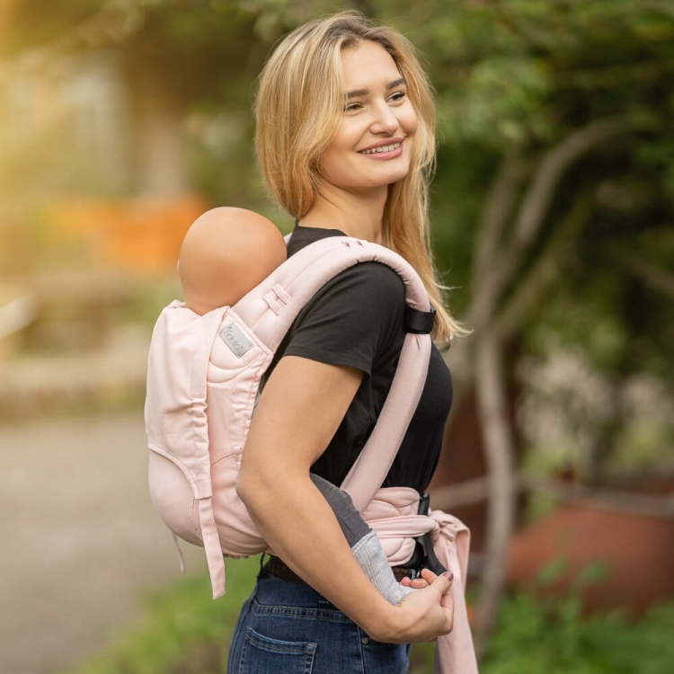 Fidella flowclick toddler chevron rose - nosidło hybrydowe regulowane