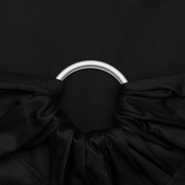 Fidella chevron black (2m) - chusta kółkowa