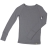 Wełniana bluzka termoaktywna dla niemowląt - NUI ORGANICS - stalowy