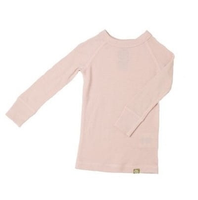 Wełniana bluzka termoaktywna dla niemowląt - NUI ORGANICS - jasnoróżowy