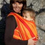 Storchenwiege albert - chusta tkana długa