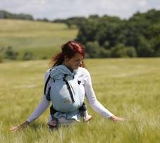 Storchenwiege BabyCarrier Aqua - nosidło hybrydowe regulowane