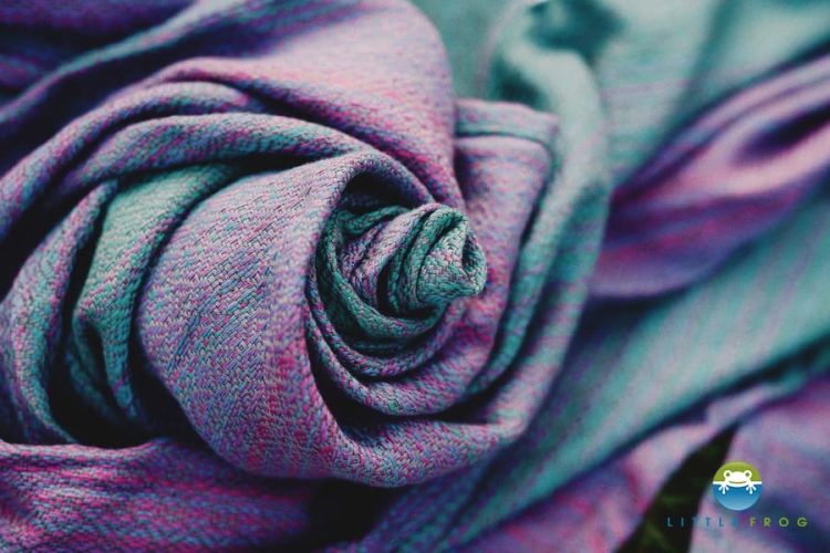 Little Frog lovely nightfall - chusta długa tkana