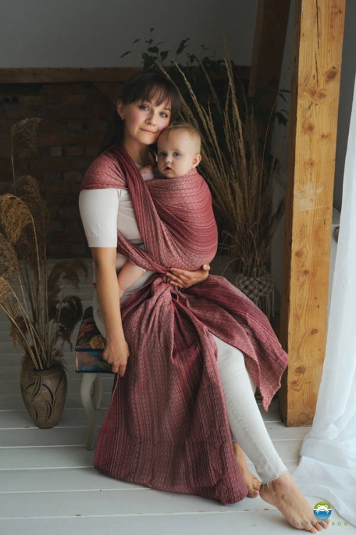 Little Frog lovely passion - chusta tkana długa