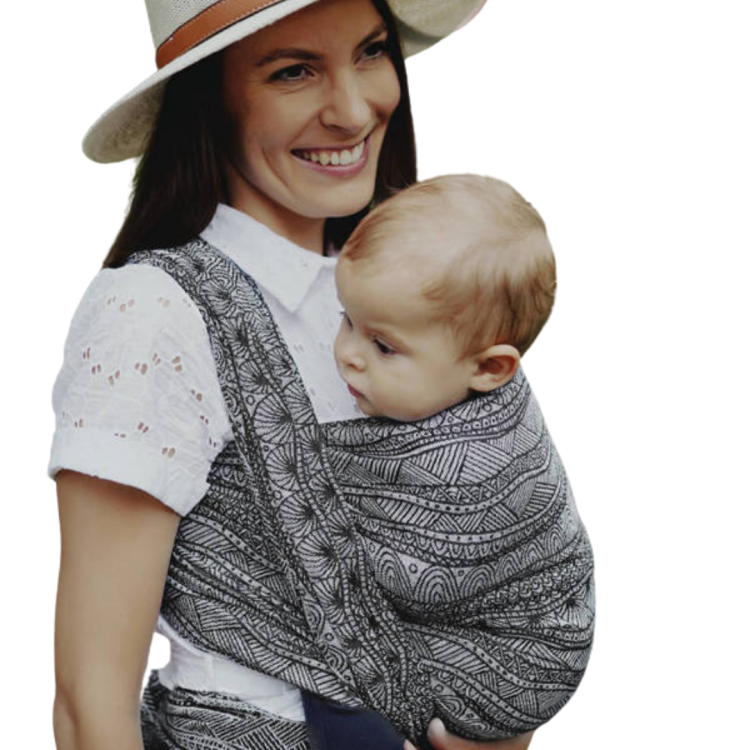 Little Frog carbon harmony - chusta tkana długa