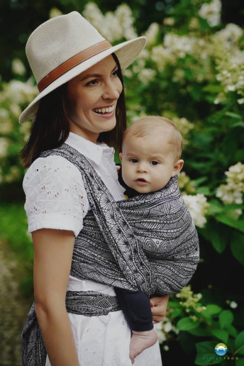 Little Frog carbon harmony - chusta tkana długa