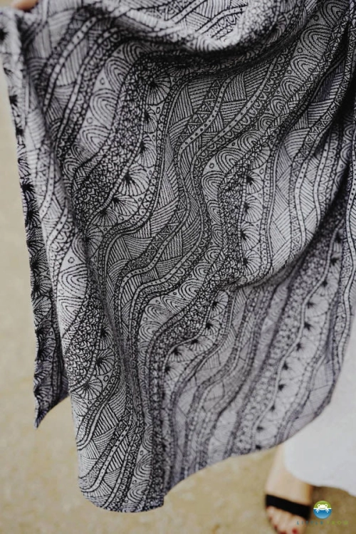 Little Frog carbon harmony - chusta tkana długa