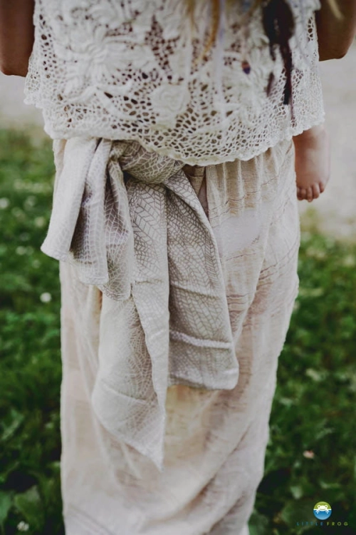 Little Frog natural wildness - chusta tkana długa