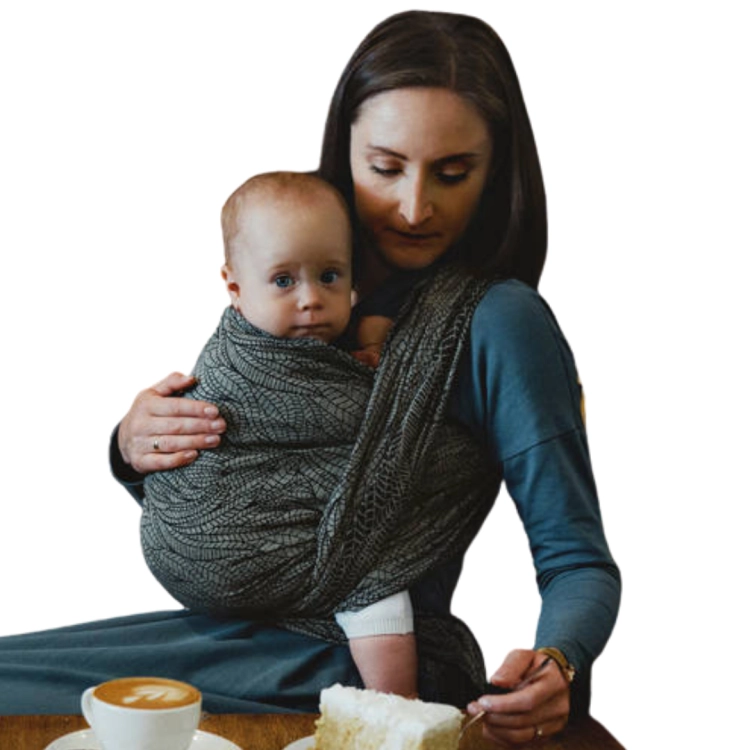 Little Frog night wildness - chusta tkana długa