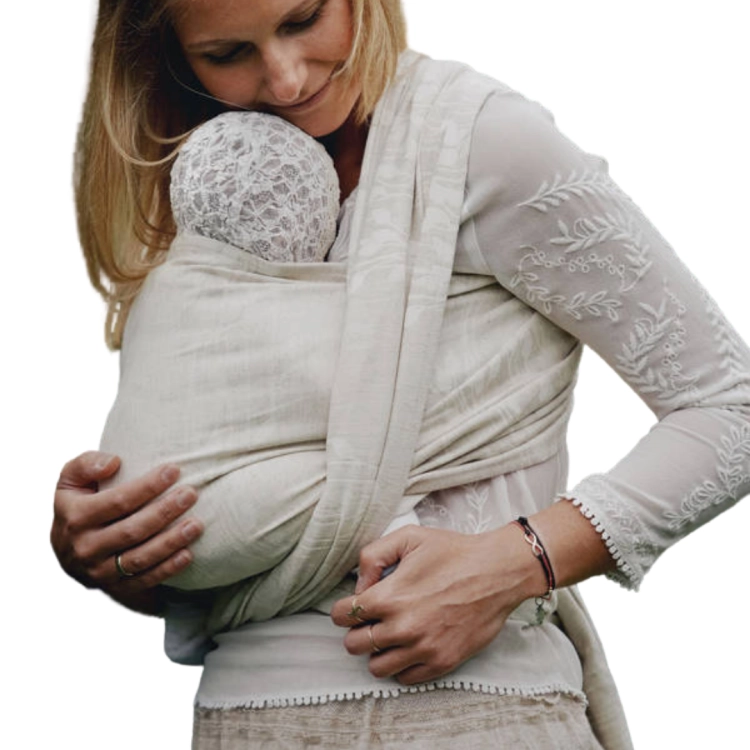 Little Frog summer meadow - chusta tkana długa