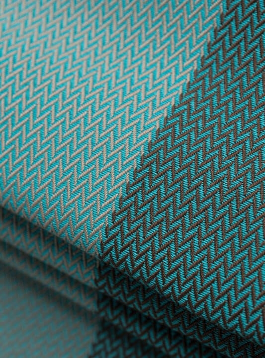 LennyLamb mała jodełka baby mint - chusta tkana długa