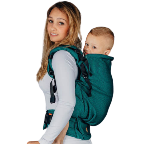LennyLamb lennypreschool mała jodełka szmaragd - nosidło klamrowe regulowane