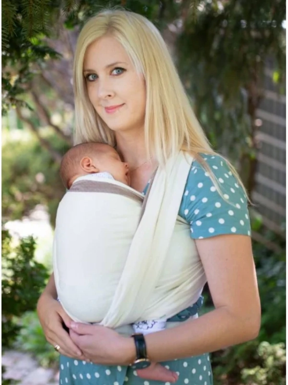 Luna Dream my angel first woven natural - chusta długa tkana