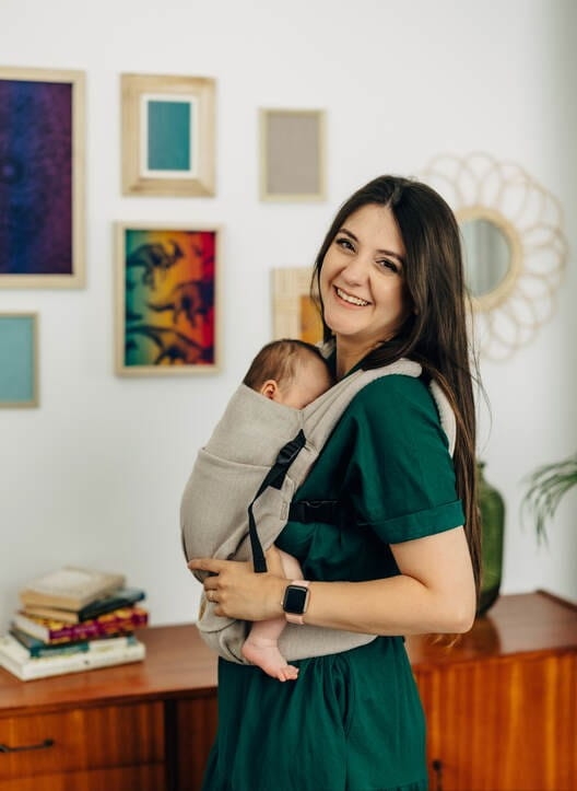 LennyLamb lennylight peanut butter - nosidło klamrowe regulowane