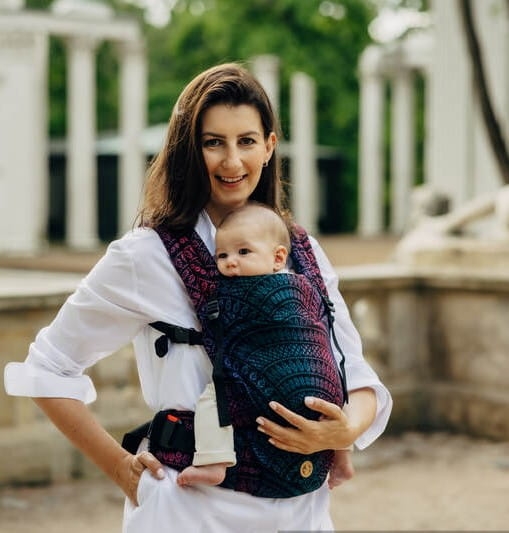 LennyLamb lennylight pawi ogon opal - nosidło klamrowe regulowane