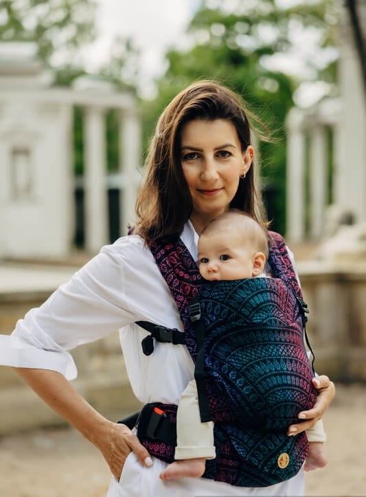 LennyLamb lennylight pawi ogon opal - nosidło klamrowe regulowane