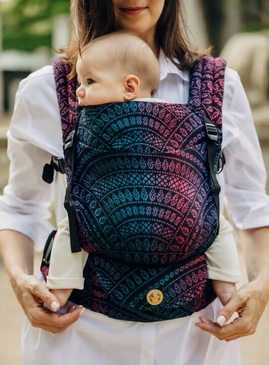 LennyLamb lennylight pawi ogon opal - nosidło klamrowe regulowane