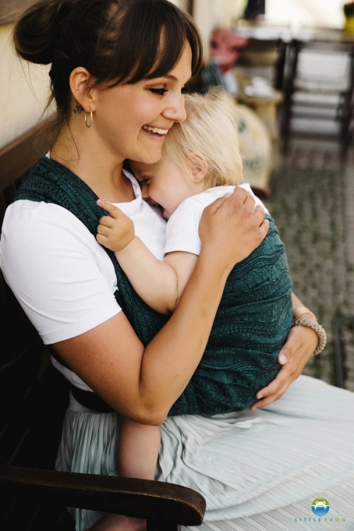 Little Frog RE ocean harmony - chusta długa tkana