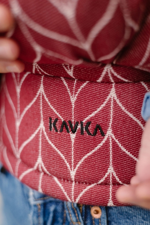 Kavka multi-age PRO burgund braid cotton - nosidło klamrowe regulowane