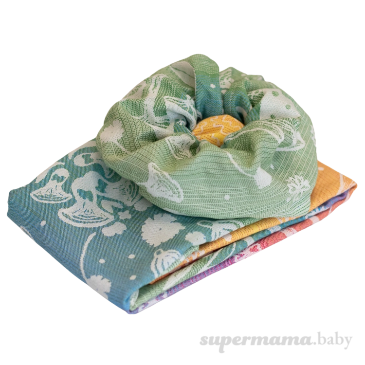 SuperMama chusto-waga shrooms 2w1 - chusta kółkowa i waga niemowlęca