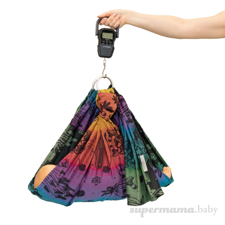 SuperMama chusto-waga shrooms 2w1 - chusta kółkowa i waga niemowlęca