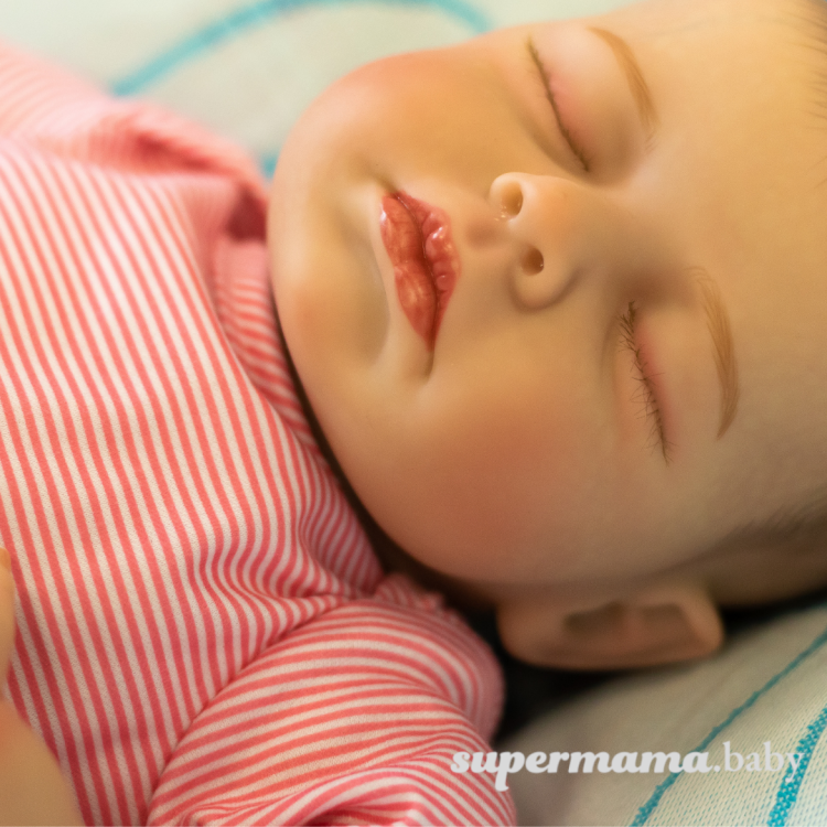 SuperMama lalka newborn - lalka pokazowa