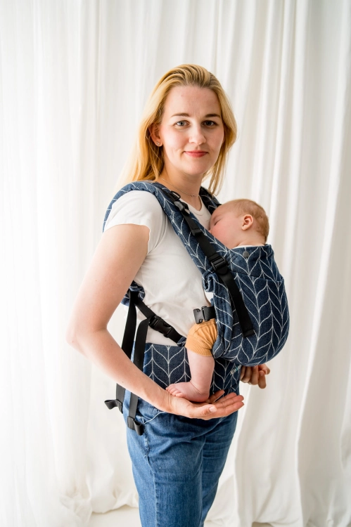 Kavka multi-age PRO ink braid cotton - nosidło klamrowe regulowane