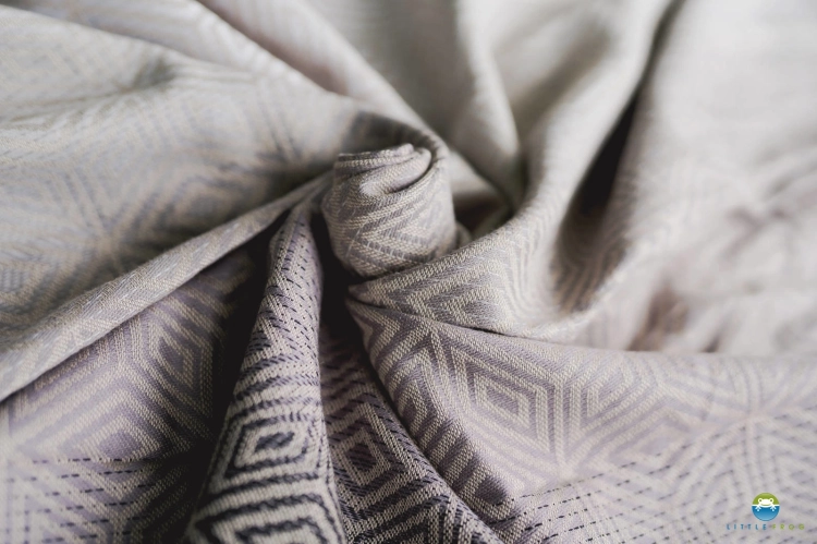 Little Frog tencel smokey cube - chusta długa tkana