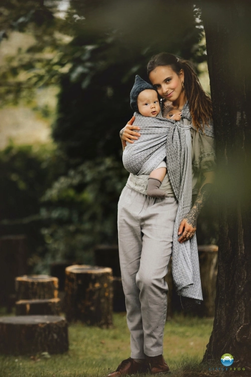 Little Frog lovely fog - chusta kółkowa