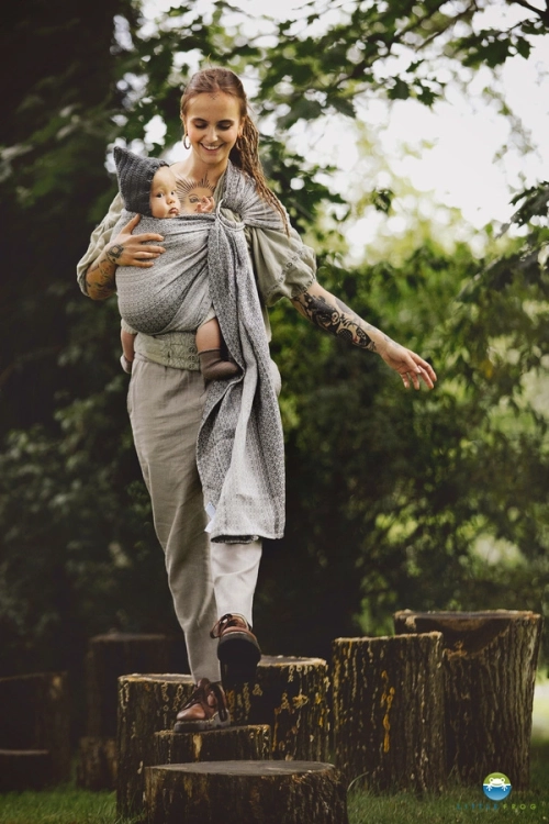 Little Frog lovely fog - chusta kółkowa