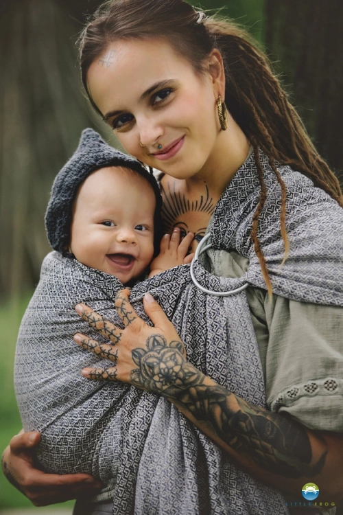 Little Frog lovely fog - chusta kółkowa