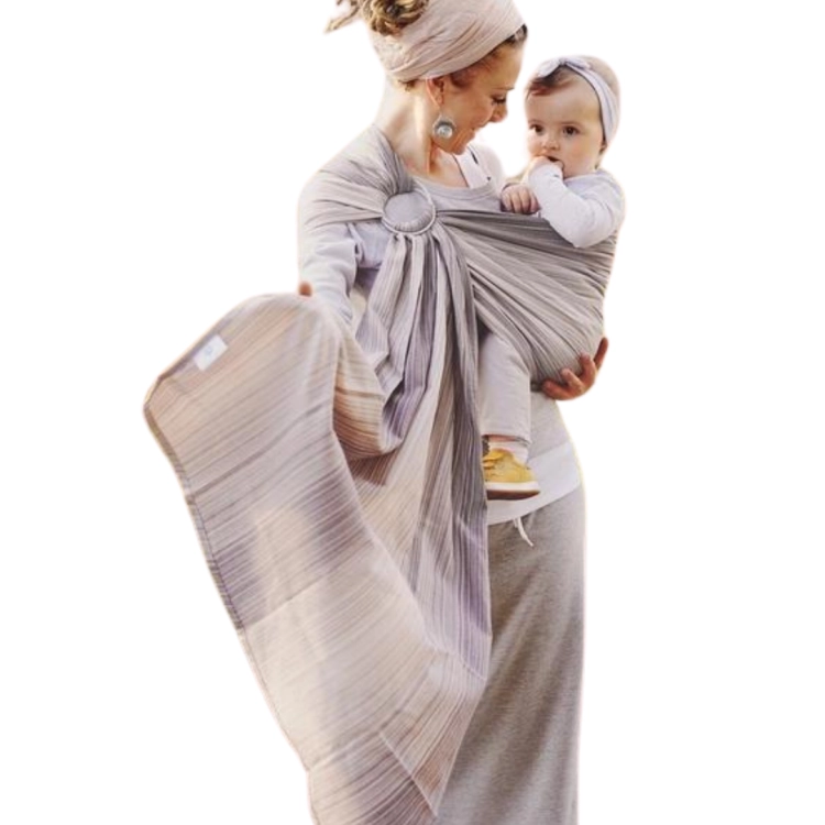 Little Frog bambusowy kwarc - chusta kółkowa