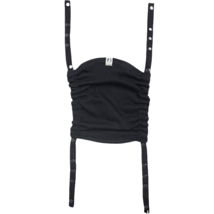 LennyLamb mała jodełka czarny heban - kapturek do nosidełka