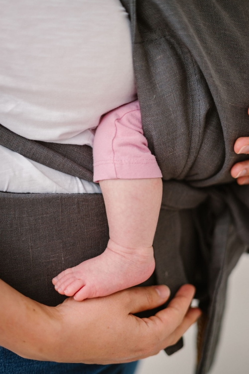 Kavka handy v.2024 magnet linen - nosidło hybrydowe regulowane