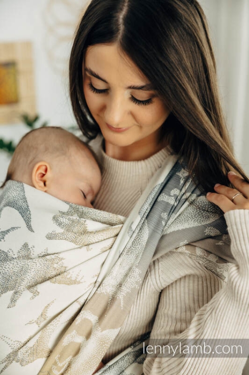 LennyLamb park jurajski ice desert - chusta długa tkana