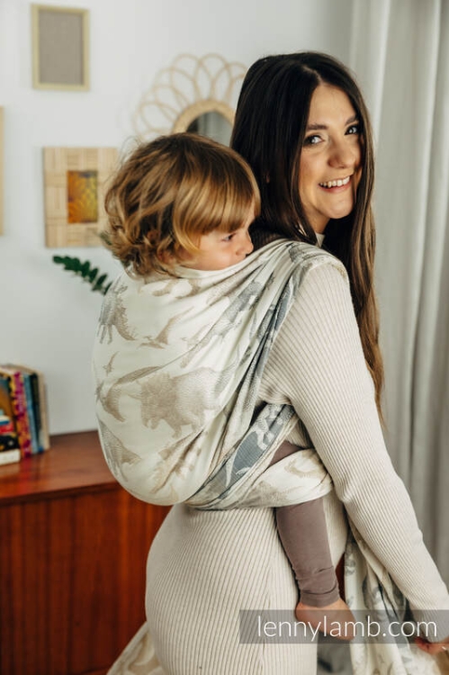 LennyLamb park jurajski ice desert - chusta długa tkana