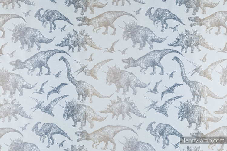 LennyLamb park jurajski ice desert - chusta długa tkana