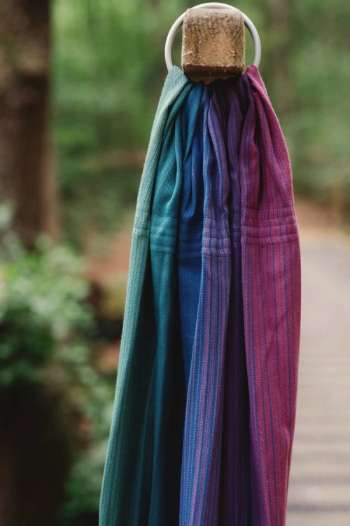 Little Frog bambusowy mglisty cyrkon - chusta kółkowa