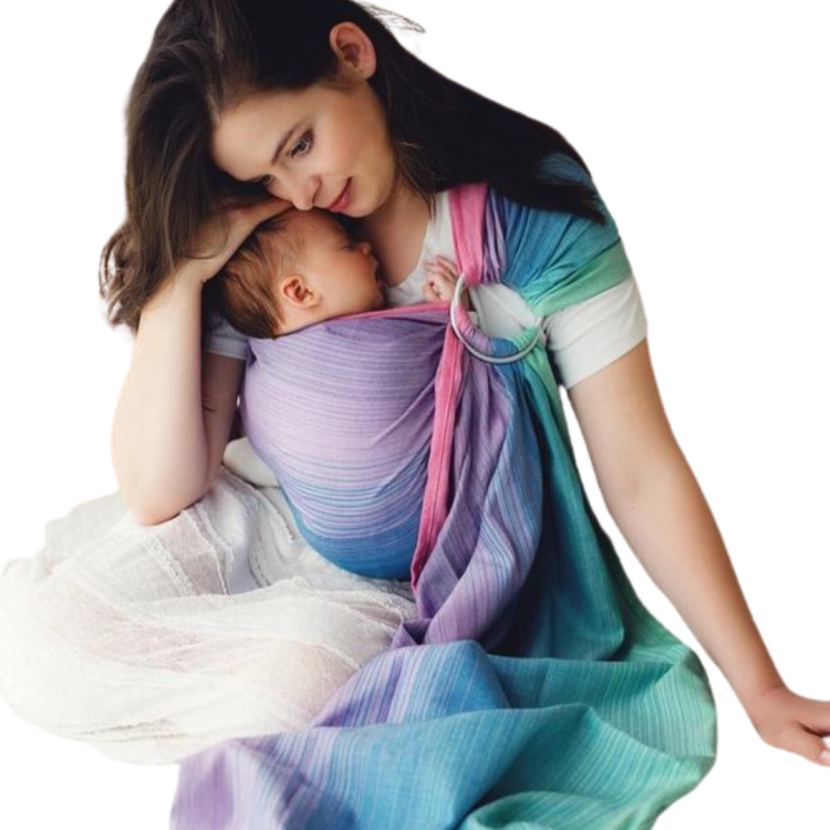 Little Frog bambusowy cyrkon - chusta kółkowa