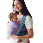 Little Frog bambusowy cyrkon - chusta tkana długa