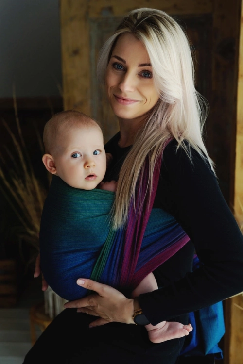 Little Frog cyrkon - chusta tkana długa